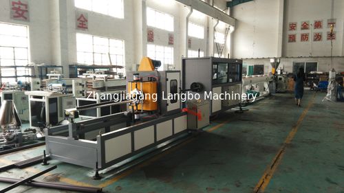 กรณี บริษัท ล่าสุดเกี่ยวกับ PVC Pipe Extrusion Line DN110–DN250
