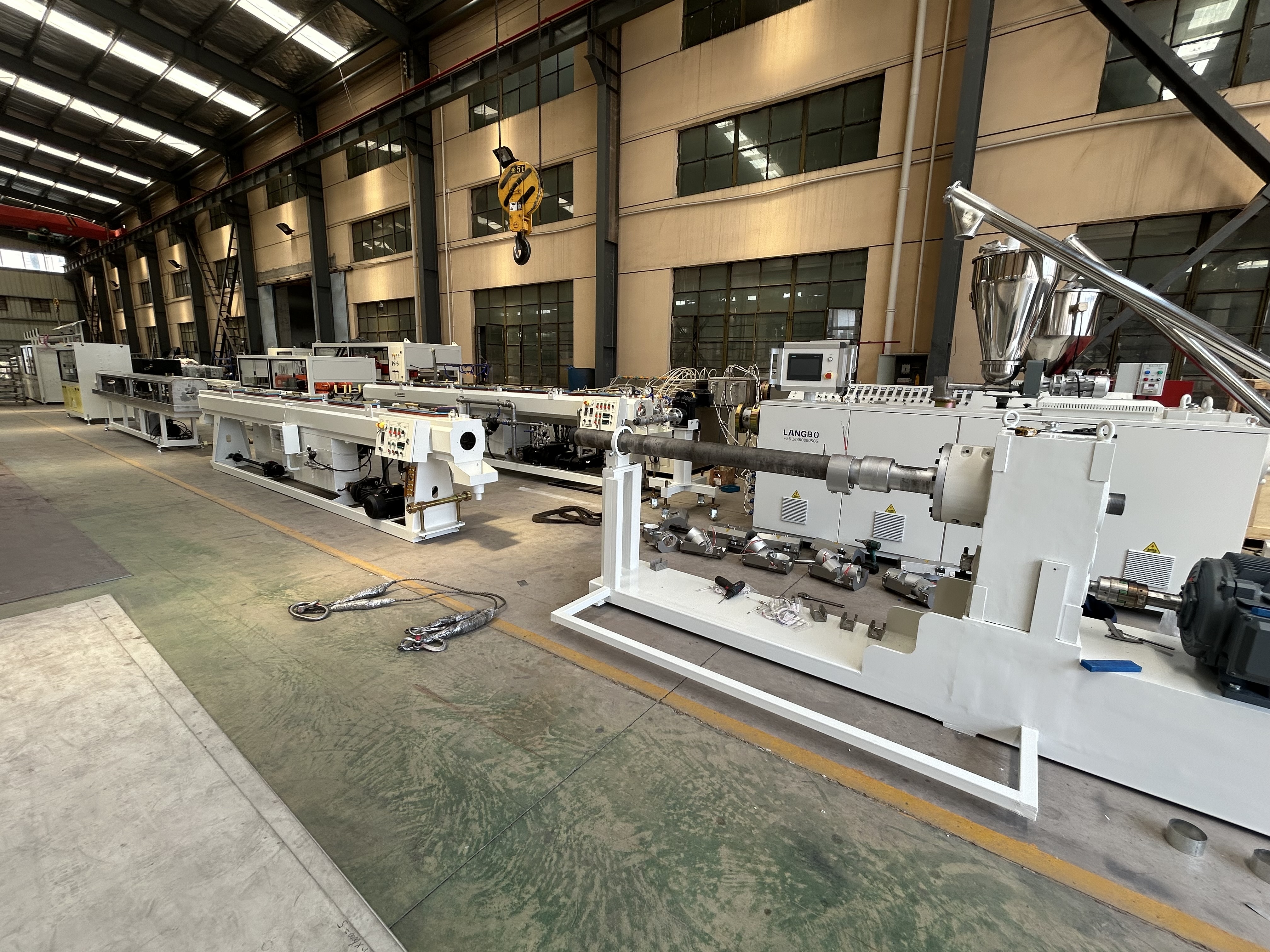 กรณี บริษัท ล่าสุดเกี่ยวกับ 20-63 มิลลิเมตร PPR สายท่อ extrusion