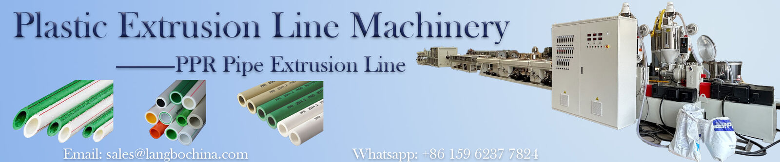 สายการผลิต PPR Pipe Extrusion Line