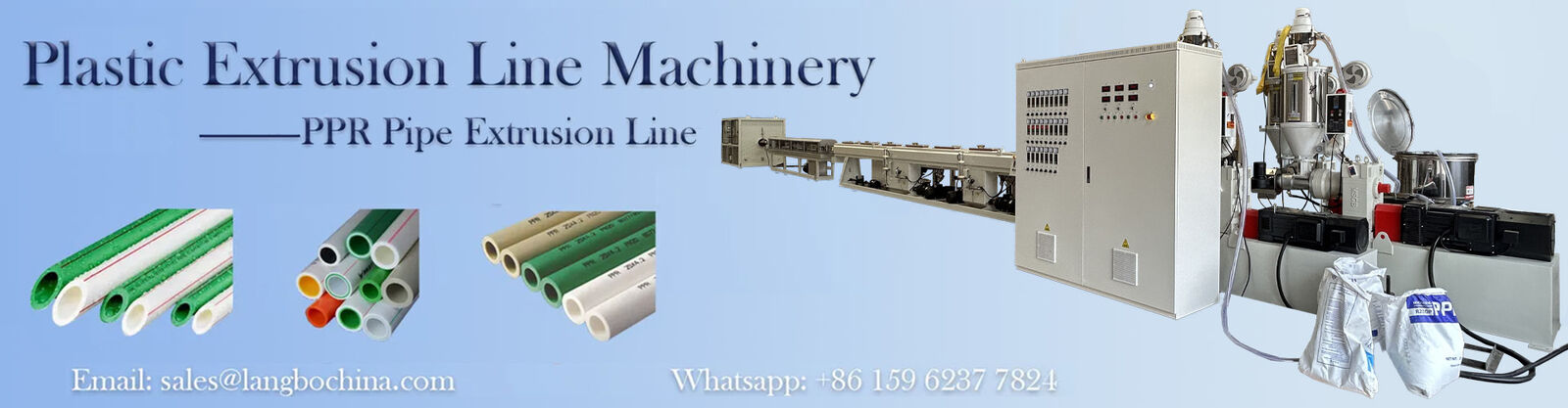 สายการผลิต PPR Pipe Extrusion Line