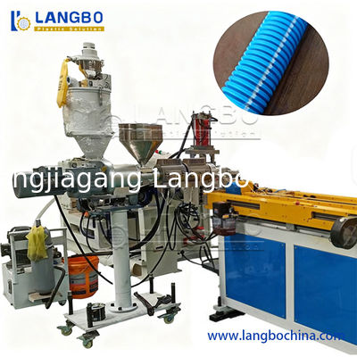 คุณภาพ  16mm-63mm PE PP PA Single Wall Corrugated Pipe Machine โรงงาน
