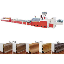 คุณภาพ  Floor Baseboard Pvc Wall Panel Extrusion Line Skirting Board Manufacturing โรงงาน