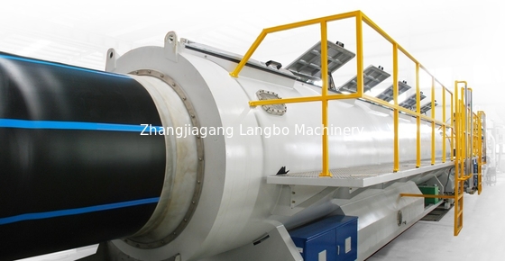 สายการผลิตการอัดขึ้นรูปท่อ HDPE PE DN630mm หน้าจอสัมผัส