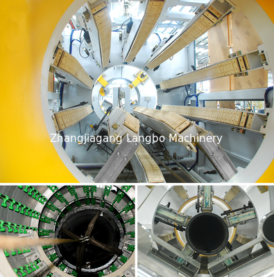 เครื่องผลิตหลอด PE พลาสติก HDPE Tube Extrusion Extrusion Machine PE เครื่องผลิตหลอดขนาดใหญ่