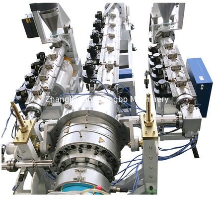 เครื่องบดสกรูเดียว 1200mm PE HDPE พลาสติกท่อหนึ่ง Output พลาสติกเครื่อง