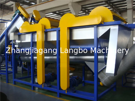อุปกรณ์เครื่องซักผ้าขวดพลาสติก CE ISO PET ที่มีผลผลิตสูง