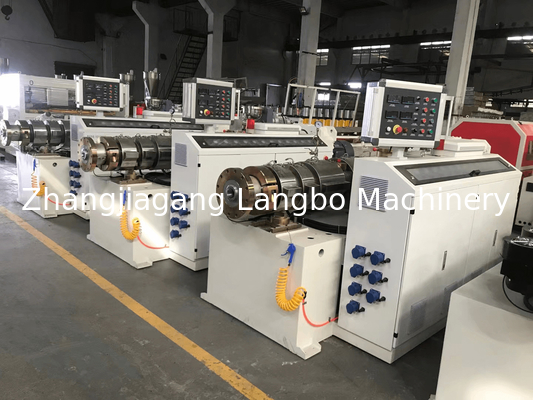 55KWConical Twin Screw Plastic Extruder 80/156 ความจุสูง