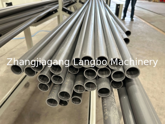 20-110 มิลลิเมตร Pvc ท่อ Extrusion Line การผลิตสายกับ 65/132 conical twin screw extruder