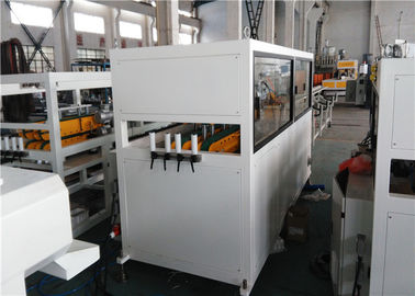 เครื่องรีดท่อความจุสูงเครื่องผลิตท่อพีวีซีเส้นคู่