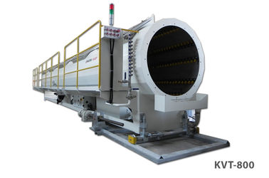 สายการอัดรีดท่อพีวีซีอัตโนมัติ PLC ควบคุมต้นทุนการบำรุงรักษาต่ำสกรูคู่ทรงกรวยสำหรับน้ำเสียและท่อน้ำเสีย