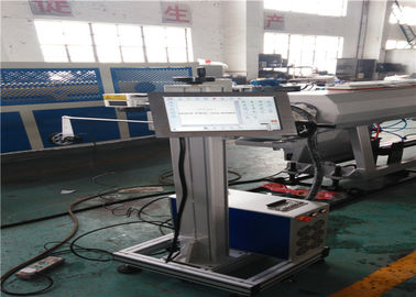 สายเดี่ยวของท่อ PE PE แบบ Single Screw พร้อม PLC Automatic Controller