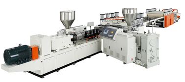 1220 X 2440mm WPC / PVC Foam Board สายการผลิต Extrusion Line Double Side Skinning