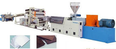 Ecofriendly PVC Profile Extrusion Line 350KG / H การผลิตแผงผนัง Fireproof