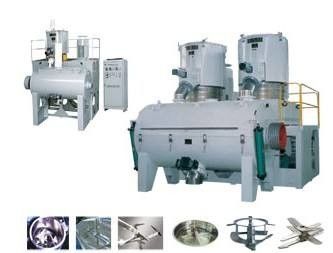 PLC หน้าจอสัมผัสควบคุมเครื่องผสมพลาสติกสำหรับการผลิตท่อ PVC / โปรไฟล์
