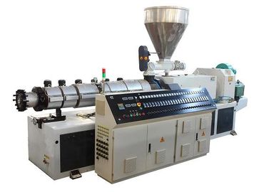 เครื่องรีดท่อพีวีซีพลาสติก Conical Twin Screw