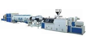สายการผลิต Extrusion ท่อพลาสติกประหยัดพลังงาน Extruders สกรู Twin เงื่อนไขใหม่