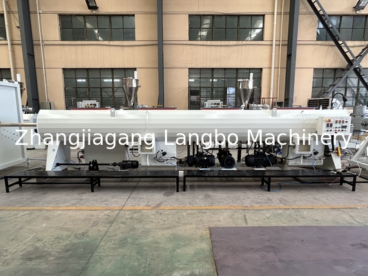 การควบคุมสมาร์ท 32-160 มม สายการผลิตท่อพีวีซี ผลิตสูงและความเร็ว extrusion