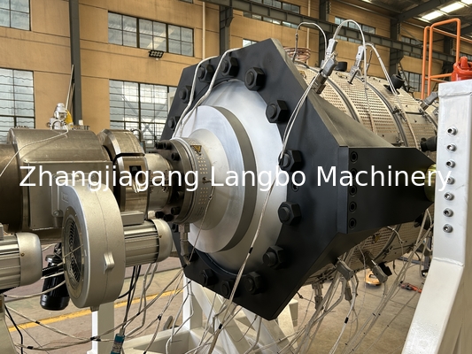 400-710 มม PVC ท่อสาย extrusion กับ 92/188 110KW มอเตอร์