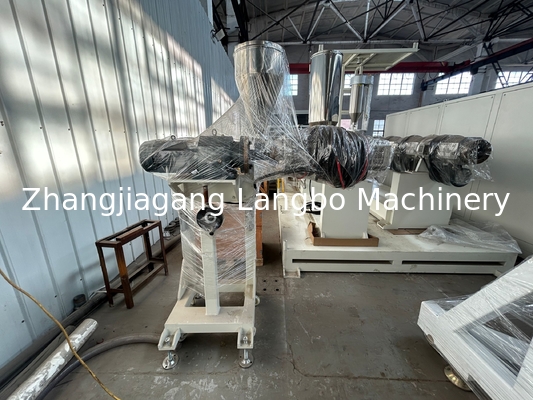 เครื่อง HDPE Pipe Machine PE Tube สายดึงพลาสติกที่มี PLC การควบคุมจอสัมผัส