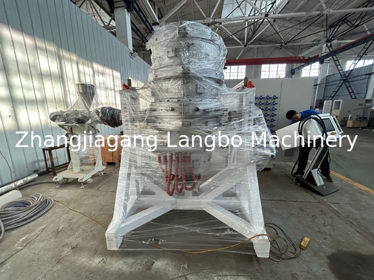 355-800 มม HDPE ท่อ extrusion สายกับ single screw extruder