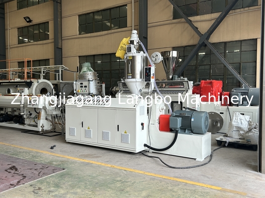 สายการผลิต extrusion เครื่องทําท่อ PE HDPE ท่อท่อ