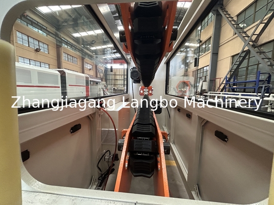 สายการผลิต extrusion เครื่องทําท่อ PE HDPE ท่อท่อ