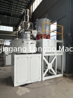 เครื่องผสมความเร็วสูงใช้งานง่ายสำหรับ Pvc Compounding Vertical / Horizontal Type