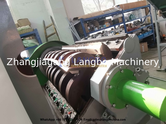เครื่องบด 37KW สําหรับท่อ PVC เครื่องรีไซเคิลขยะพลาสติก