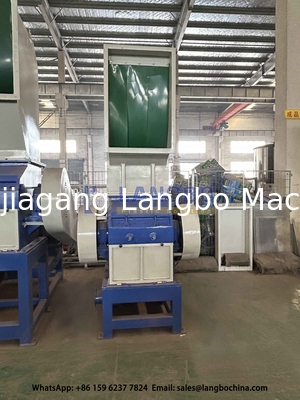 เครื่องบด 37KW สําหรับท่อ PVC เครื่องรีไซเคิลขยะพลาสติก