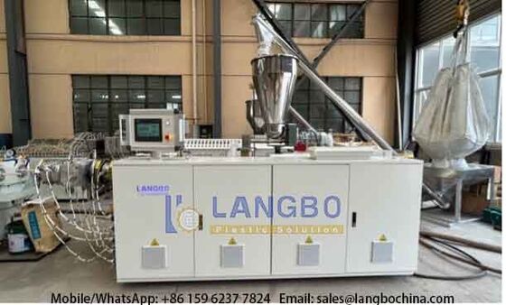 50-200 มม PVC-U สายพัดท่อด้วย 80/156 55kw กล่องเกียร์บูรณาการและ  มอเตอร์