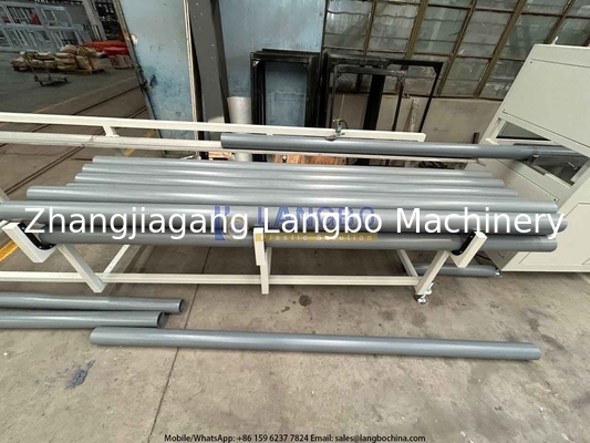เครื่องทําท่อ PVC ขนาด 75 มิลลิเมตร / สายการผลิต / สายการบด