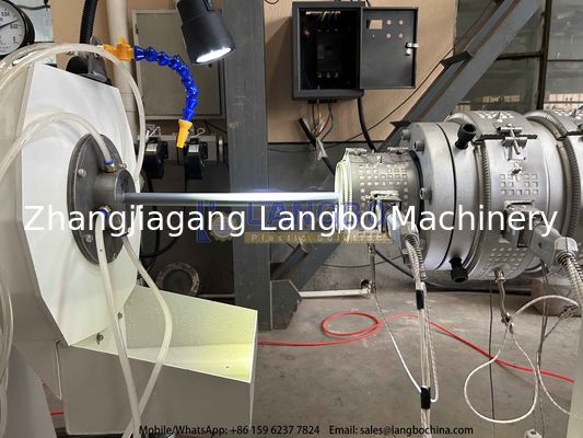 เครื่องทำท่อ PVC อัตโนมัติเต็มรูปแบบ สำหรับการประปา การระบายน้ำ อุตสาหกรรมเคมี เหมืองแร่ ท่อส่ง