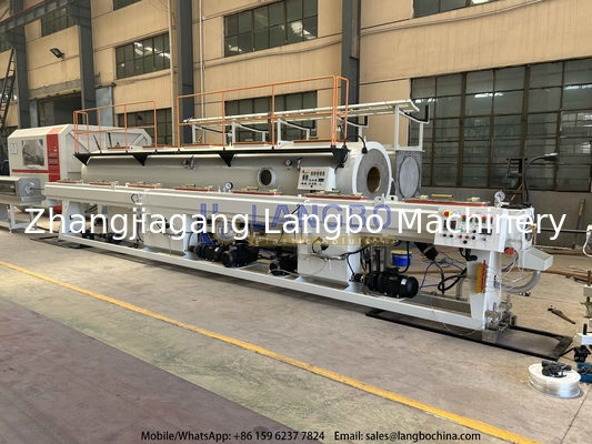 สายการผลิตท่อ extrusion PE HDPE แบบ single screw extruder