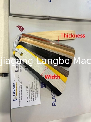 สายดึงโปรไฟล์ PVC ที่มั่นคงสําหรับการผลิตเทปบันด์ขอบเฟอร์นิเจอร์