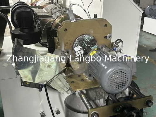 PVC PP PE พลาสติกสับผงตัดร้อน Pelleziting Granulating Granulator เครื่อง / สาย Pelletizer