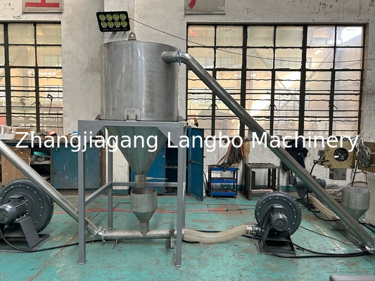 PVC PP PE พลาสติกสับผงตัดร้อน Pelleziting Granulating Granulator เครื่อง / สาย Pelletizer