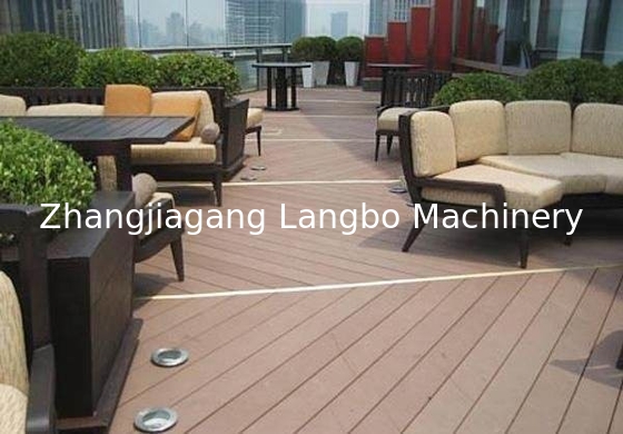 ไม้พลาสติก PVC WPC รางประตู สายการผลิต เครื่องตัดเลื่อยและ 400kg / h ความสามารถการผลิต
