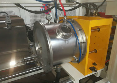 สายการผลิตท่อ extruder สกรูเดียว PE สายการผลิตเครื่องจักร PVC Belling ด้วยความจุ 120-800kg / h