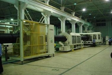 Single Single Screw PE สายการผลิต Extrusion Line, ความจุสูง Pe ท่อทำเครื่อง