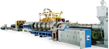 PP HDPE PE เครื่องรีดท่อพลาสติก / เครื่องทำ / สายการผลิต