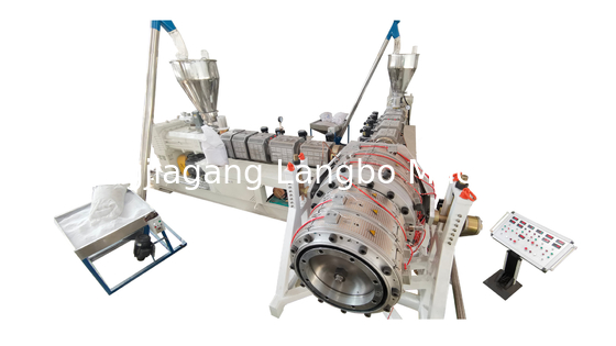 สายดัดท่อ PVC พร้อมเครื่องดัดท่อแบบโคนิกส์ Twin Screw 65/132 กว้าง