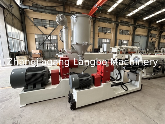 การออกแบบสกรูเดียว ความหนาแน่นสูง HDPE PE สายท่อ extrusion สําหรับความต้องการความแรงกดดันที่กําหนดเอง