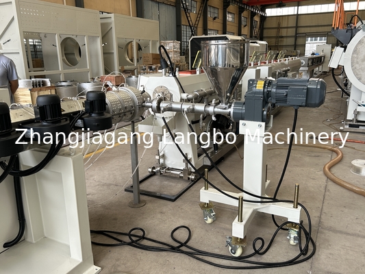 เครื่องทําท่อ HDPE เสียงต่ํา สายขีดท่อ ความจุสูง