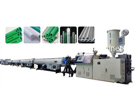 เครื่องทําท่อ PPR สายใยแก้วขนาด 20-110 มิลลิเมตร/สายการผลิตท่อ PPR/เครื่องทําท่อ PPR