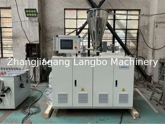 สายการผลิต extrusion โปรไฟล์ไม้พลาสติกพื้นผิวผสมกระดาษ