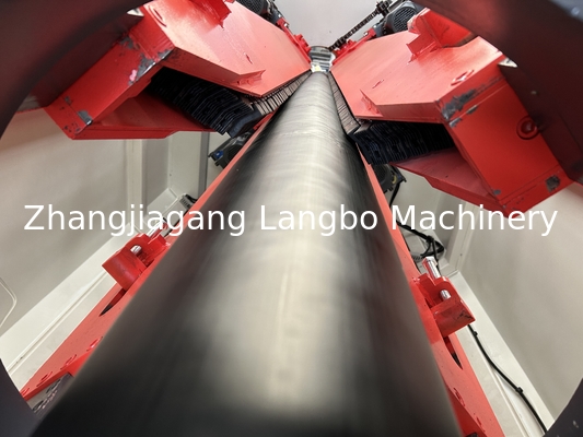 16 มิลลิเมตร PE ท่อท่อท่อ twin Single Screw Extruder การทําเครื่องจักรสําหรับการจําหน่ายน้ําก๊าซ