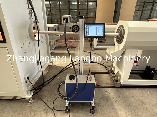 สายการผลิตการอัดขึ้นรูปท่อลูกฟูกผนังเดี่ยวและผนังคู่พลาสติก PVC