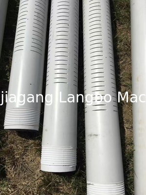 เครื่องทําท่อจานน้ํา เครื่องสล็อตท่อพลาสติก เครื่องทําท่อ PVC เครื่องทําท่อ PVC PE เครื่องเจาะท่อ
