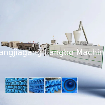 ผลิตดี PVC พลาสติกผนังเดียว เครื่องป้องกันไฟฟ้า หมึกท่อท่อทําเครื่อง extrusion