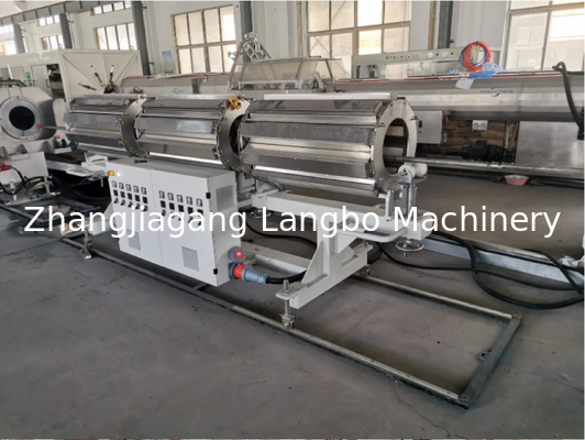 75mm ~ 630mm พลาสติก PVC-O ท่อ เครื่อง extruder กว้าง Pvco O-PVC สายการผลิตท่อ